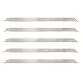 12 Inch Stainless Steel Reciprocating Saw Blades for Meat, 3TPI Big Tooth Unpainted Reciprocating Saw Blades for Food Cutting, Big Animals, Frozen Meat, Beef, Sheep, Cured Ham, Turkey, Bone - 5pack