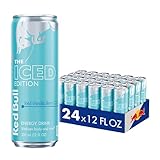 Red Bull Iced Vanilla Berry Energy Drink, with 114mg Caffeine plus Taurine & B Vitamins, 12 Fl Oz, Pack of 24 Cans