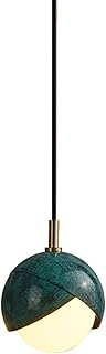 Modern Chaner, Pendant Lighting Dome Hanging Lamp,On Off Switch,V-intage Hanging Light Fixture for G9 Bulbs,Sputnik Chaner for Farmhouse Kitchen,Dining,Bedroom(15 * 20cm) (A 15 * 20cm)