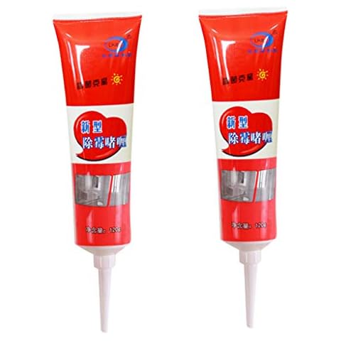 2PCs Mold Remover Gel, Mold Mildew Cleaner, Household Deep Down Wall Remover Cleaner Gel, Remove and Prevent Household Mildew Stain Gel for Bathroom,Windows and Kitchen Cover