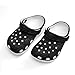 Boy's Fashion Beach Pool Slippers Toddler Sandals for Stylish Water Play, Black Leather Pattern