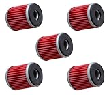 5 Pack K & N Motorcycle Performance Oil Filters Cartridge KN-140 Fits Yamaha WR250 WR450 XT250