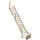 Raumspartreppe Dolle Brest bis 320 cm ¼-gewendelt unten links