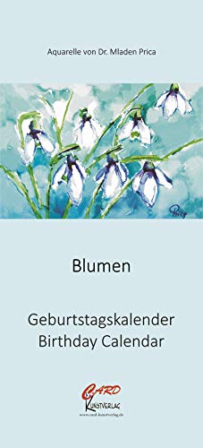 Geburtstagskalender immerwährender Kalender Blumen Cover
