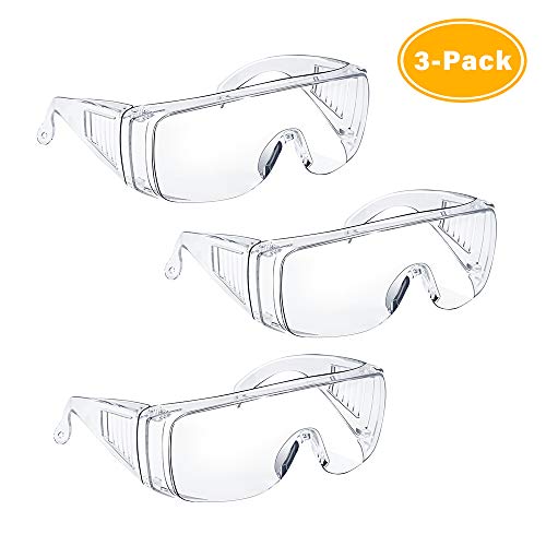 Safety Glasses Over Glasses Goggles Protective Eyewear for Work - Anti Fog Shooting