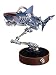 XIAOJITA Bricolage mécanique modèle-Mutant Requin 3D Puzzle en métal (217 pièces) avec Haut-parleurs Bluetooth Assemblage créatif Artisanat Jeu de Cerveau Cool décorations pour la Maison