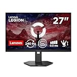 Lenovo Legion 27-10 Gaming Monitor | FHD, 240 Hz, IPS, 0.5ms, 16:9 | VESA Adaptive Sync | VESA mount 100mm | Tilt |Raven Black