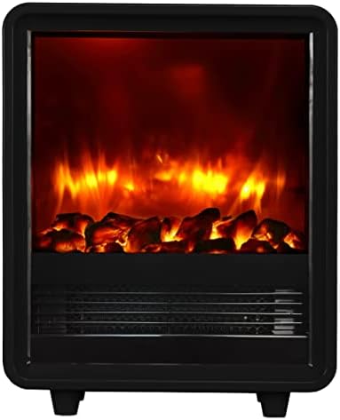 HOMCOM Elektrokamin Weiß - 2000W Heizung Mit 3D Flammeneffekt & Fernbedienung