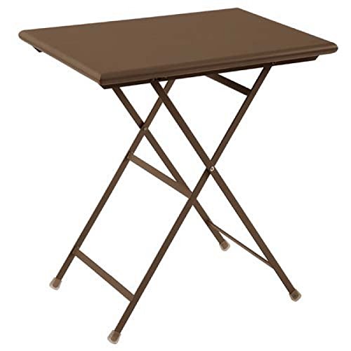 Emu 303344100 N Arc en Ciel 334, 50 x 70 cm, folding table Powder-Coated Steel Antique Indian Brown