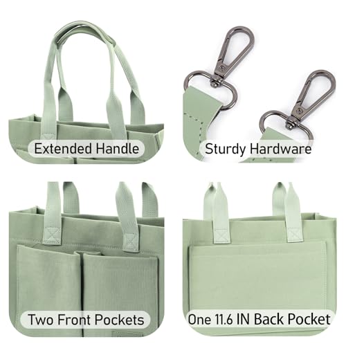 Canvas Tote Bag for Women, Large Laptop Travel Tote Handbag Totes with Crossbody Shoulder Teachers Reusable Grocery Bags3