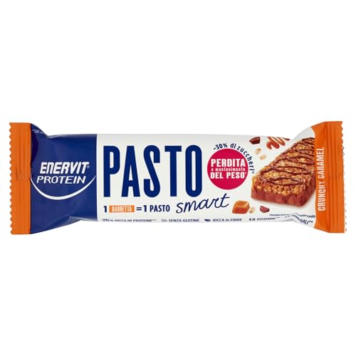 Enervit Protein - Pasto Smart Barretta Sostitutiva del Pasto Crunchy Caramel,55g