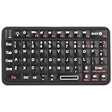 Rii Mini Bluetooth Keyboard for Windows/Android/Mac OS,Rechargeable Mini Wireless Keyboard with Backlit, Poratble Slim Design,Small Bluetooth Keyboards with UK Layout,Black(Upgrade-TypeC),