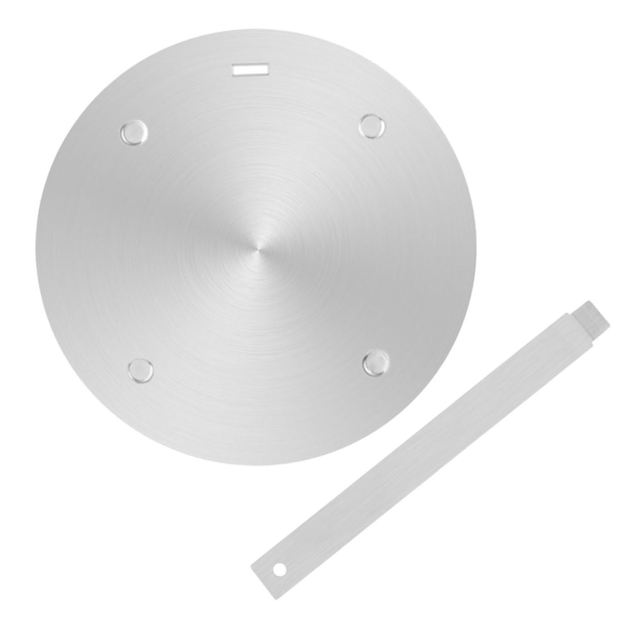 Disco Convertidor de Calor para Cocina de Inducción de Acero Inoxidable, Fácil de Usar y Almacenar, Placa Difusora de Calor Profesional para Cocina Gas