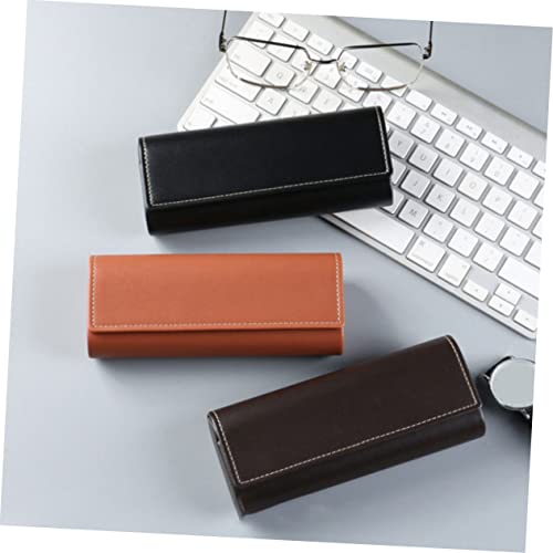 KESYOO 2 Pçs Estojo De Óculos De Couro Estojo De Óculos De Viagem Porta-Óculos Porta-Óculos Estojo D