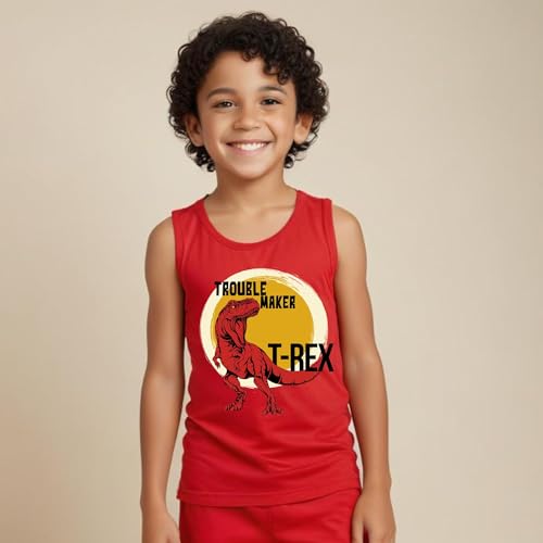 Image of minicult Cotton Kids Vest with Mickey and Friends Character Prints(Pack of 3)