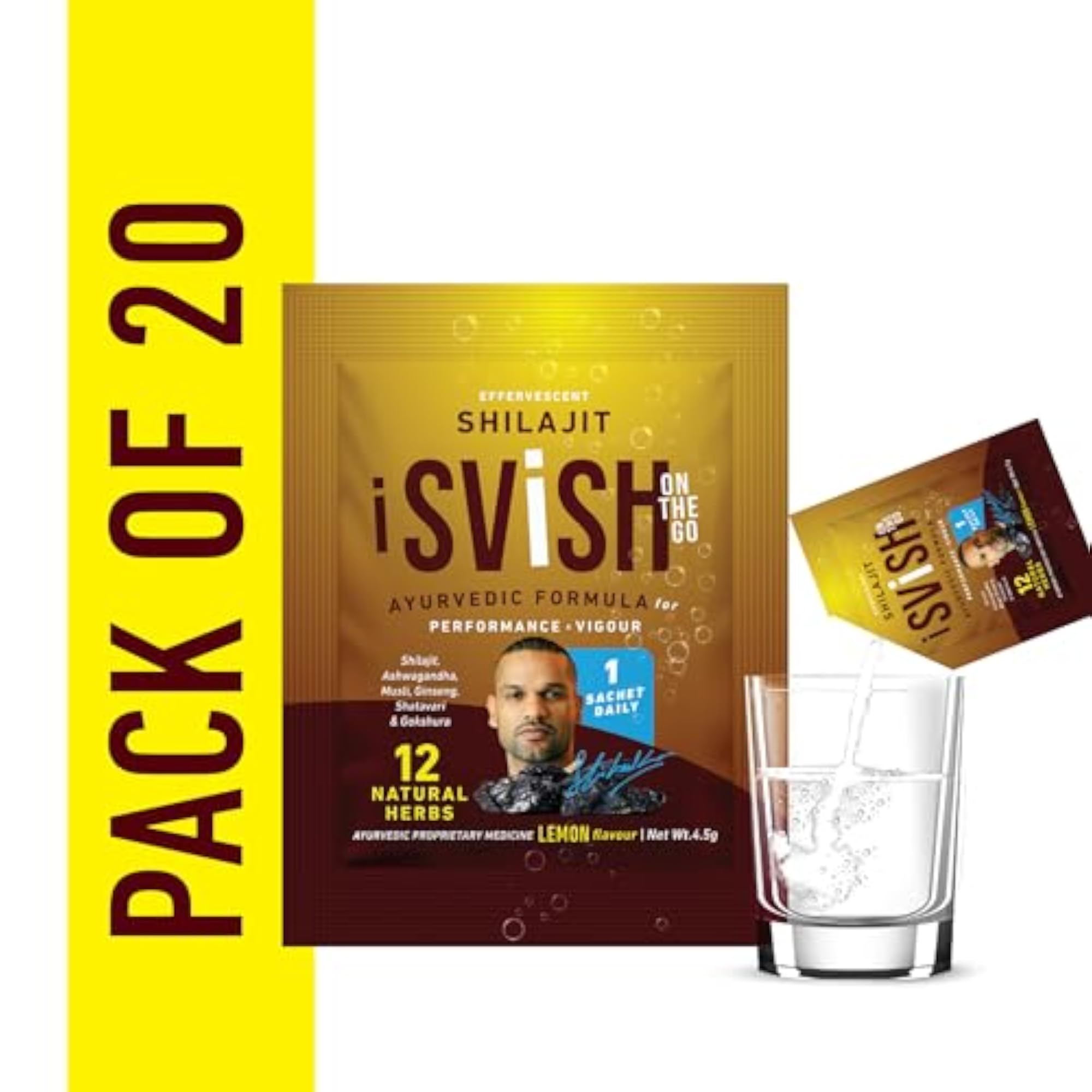 Svish Himalayan Shilajit Effervescent Powder 4.5g