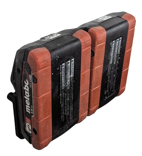 Xebtec Akku Halterung passend für 2 Metabo 18V Akku – Akku Wandhalterung / Wandhalter