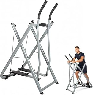 2-in-1 Folding Air Walker Cross Trainer, Low-Impact Full Body Exercise Machine for Home Gym & Office Cardio Workouts