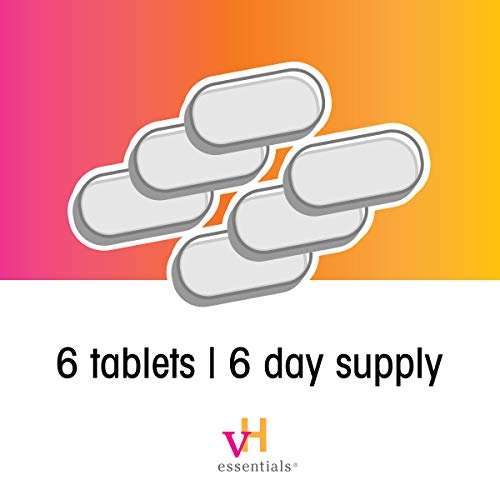 Vh Essentials Vaginal Odor Treatment - Ph Balanced Vaginal Suppositories - 6 Tablets With Applicator, White, (667-06) #TOP4