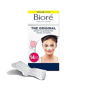 Bioré Original Blackhead Remover Strips, Deep Cleansing Nose Strips With Instant Pore Unclogging, Features C-Bond…