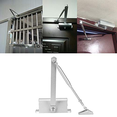 Fechadura hidráulica automática de porta, posicionamento de 90 graus, braço telescópico, porta mais