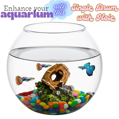 RABIYAS Single Drum Aquarium Toy with Hole - Image 6