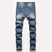 Boy's Skinny Fit Ripped Destroyed Distressed Fashion Denim Jeans Pants