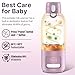 Ktilura Portable Bottle Warmer for Travel,Fast Heating Milk Warmer On The Go,17 OZ Water Warmer for Breast Milk, Formula,Water,Temp Control 98°F -212°F,Baby Essentials for Outdoor Airplane Car Journey