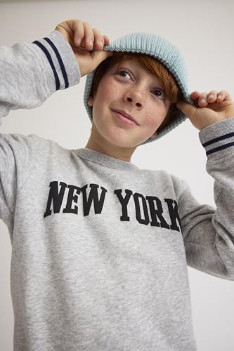 Image of Long Sleeve Crew Neck Pullover Sweatshirt