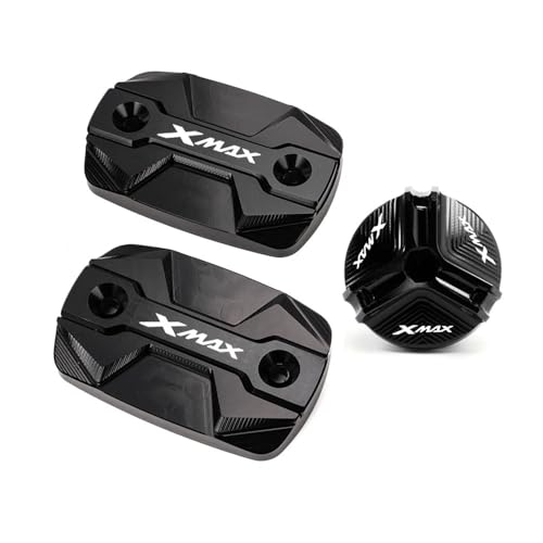 ブレーキフルードリザーバーカバー XMAX 300 2023 XMAX300 X-MAX 250 2017-2022 2023 オートバイフロントブレーキ液リザーバーカバーエンジンオイルフィラーキャップ