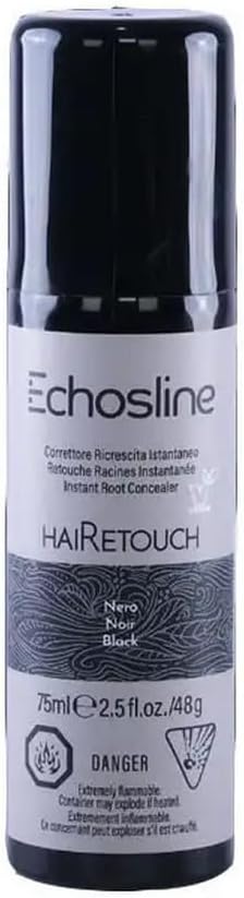 HaiRetouch Spray Retusche – correction for immediate growth – black – 75 ml – EchosLine – Vegan HaiRetouch Spray Retusche – correction for immediate growth – black – 75 ml – EchosLine – Vegan