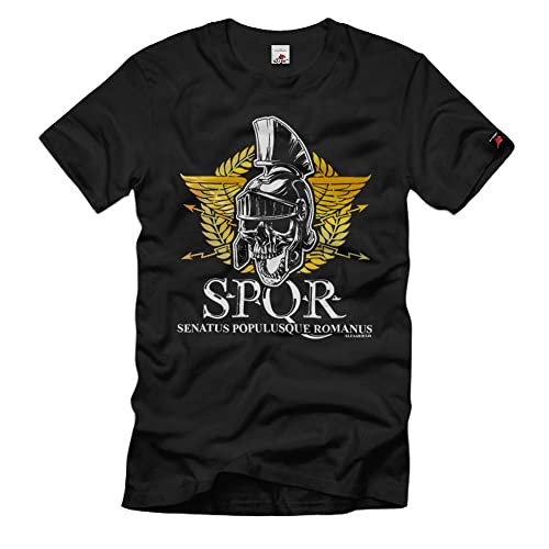 T-shirt Legionnaire Romain SPQR imprimé historique de haute précision