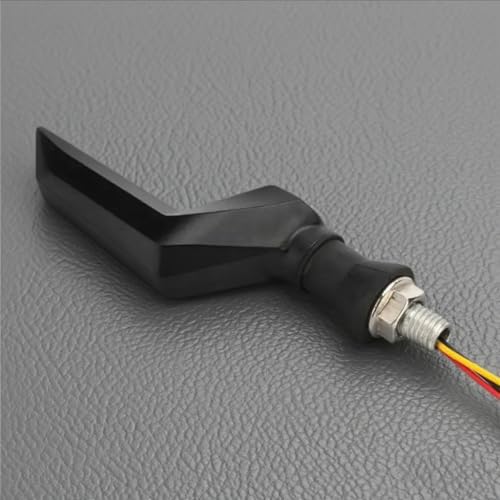Luz trasera intermitente universal para motocicleta con intermitentes dinámicos de 12V DRL 3