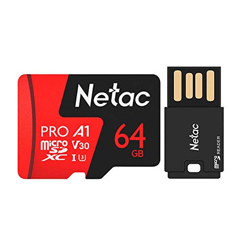 Cartão Memória Micro SD Extreme Pro Netac e ADPT USB (64GB)