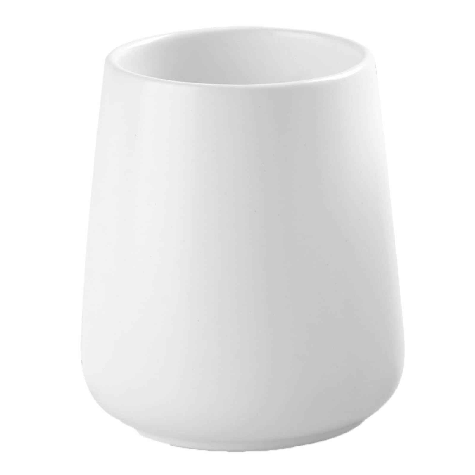 Porta Cepillo Dientes Baño Soporte For Cepillo De Dientes For Baño, Organizador Pasta Cerámica, Almacenamiento Escritorio For El Hogar Hogar Y Cocina(White)