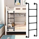 Wandmontierte Etagenleiter für Schlafzimmer – robuste Doppelkletterleiter für Kellerfenster, Brunneneingang und Dachbodentreppen – multifunktionales Design