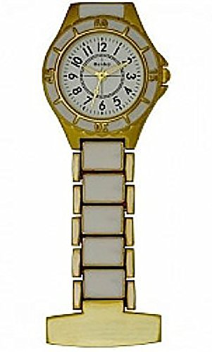Henley smalto argento infermiera Ostetrica orologio da taschino