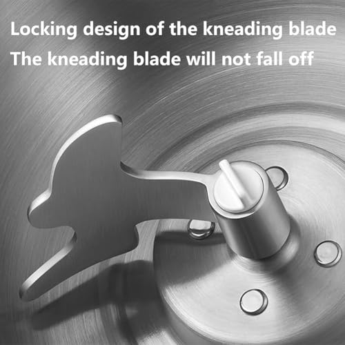 Automatic 5L Dough Mixer & Kneading Machine for Home Use - Electric Dough Hook, 15-Minute Fast Kneading, Compact Design - Perfect for Home Bakers (Green) - Image 5