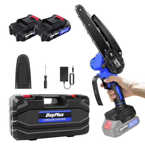 Mini Chainsaw Cordless 6 Inch with 2X1500mAH B...