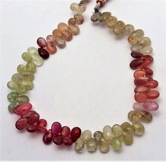 Perles saphir naturel véritables pour éliminer les imitations et réussir vos bijoux faits main