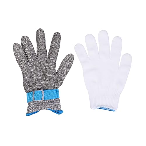 Gants anti-coupures de niveau 5 DOITOOL en acier robuste pour le jardinage L