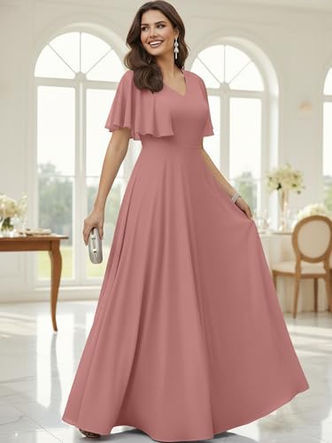 Image of KOH KOH Womens Long Elegant Bridesmaid Evening Cocktail Modest Maxi Dress