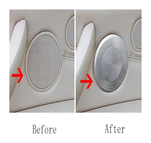 Cache-haut-parleurs portière BMW X3 F25 2011-2017 accessoire audio argent
