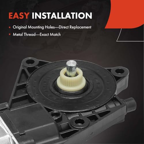 A-Premium Front Left Driver Side Power Window Lift Motor (2-Pin Plug) Compatible with Ford Fusion 2006-2009 & Mercury Milan 2006-2009, Replace# 6E5Z5423395AA by A-Premium - Used condition - Image 6