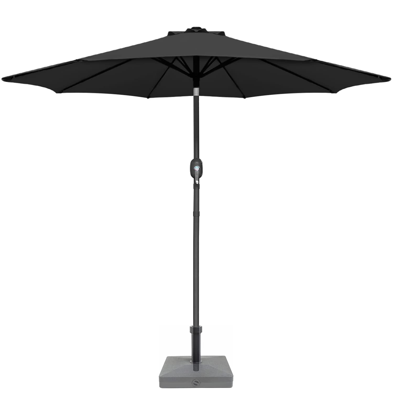 Buy Greesum 9' Patio Umbrella, Outdoor Market Table Parasol with Push