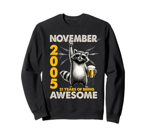 21st Birthday Raccoon November 2005 Vintage 21 Years Old �g���[�i�[