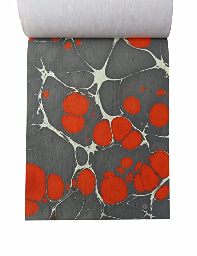 Paperhues Marbled Handmade Scrapbook Papers Collection 8.5X11" Pad, 36 Sheets #TOP4