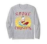 Photo Gallery funny summer christmas xmas vacation design maglia a manica Photo Gallery funny summer christmas xmas vacation design maglia a manica