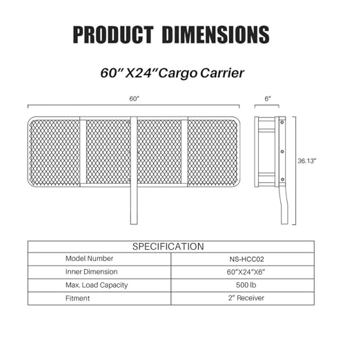 Cesta portaequipajes de bola de remolque en acero universal coche 4