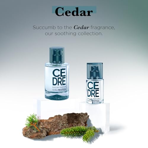 Image of Solinotes Cedarwood Eau de Parfum, Driftwood & White Musk, Vegan, 1.7 Fl Oz